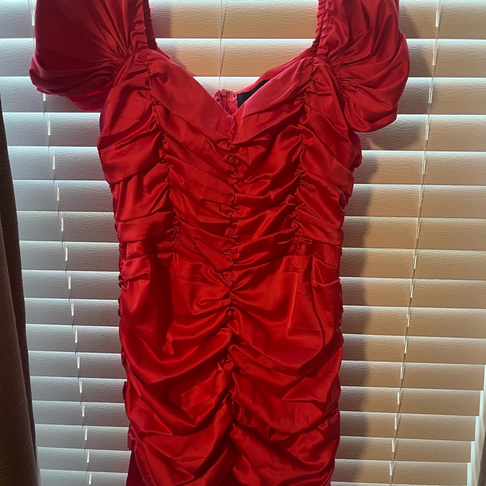 DO+BE pink ruched dress